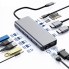Astrotek USB-C Dock 12-in-1 Multiport Hub/Docking Station with 100W Power 2xHDMI 4K VGA GLAN 2xUSB3.0 2xUSB2.0 Card Reader
